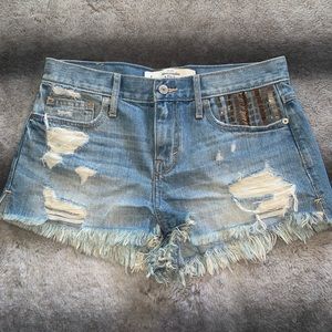 High Waisted Jean Shorts - 4 - LIKE NEW!